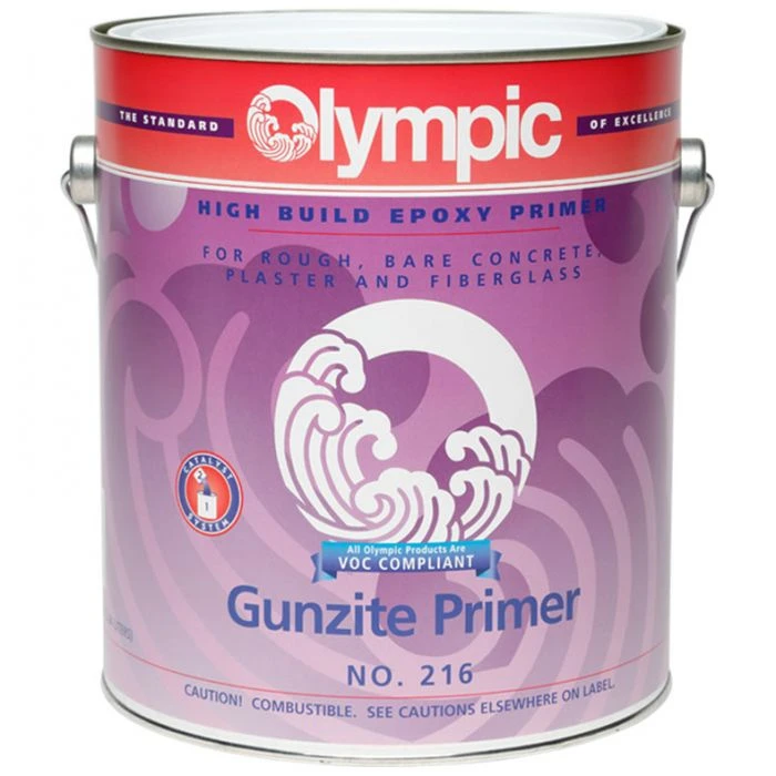 Olympic Gunzite Rough Surface Epoxy Primer, 1 Gallon 1 Olympic Gunzite Rough Surface Epoxy Primer, 1 Gallon