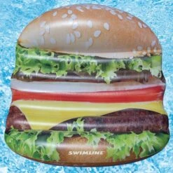 Swimline Cheeseburger Island -AquaTech Solutions 48591 b sq