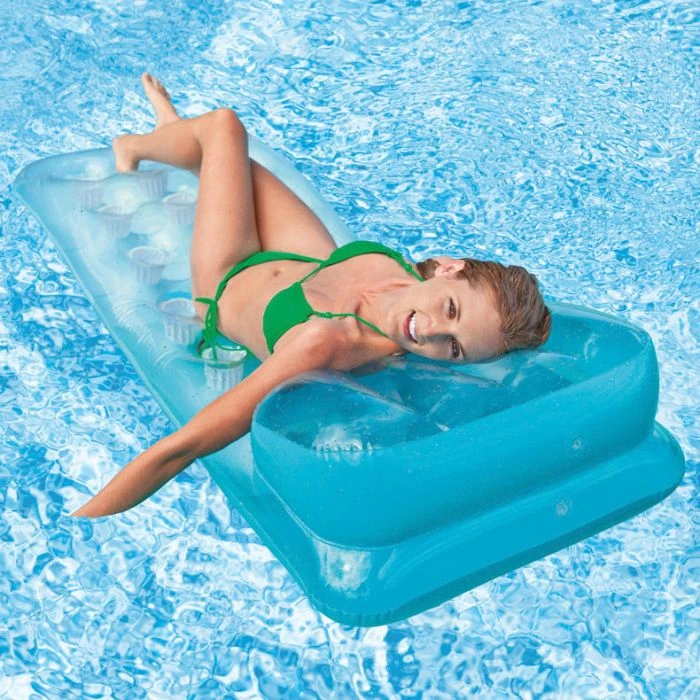 Intex 18-Pocket Fashion Lounge, Blue Blue 2 Intex 18-Pocket Fashion Lounge, Blue Blue - Image 2