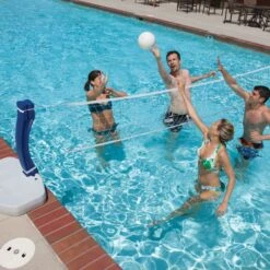Swimways 2-in-1 Basketball/Volleyball Combo Set -AquaTech Solutions 8689 c sq