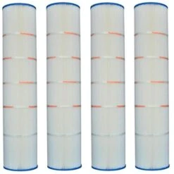 Pleatco Filtration PA137-PAK4-EC Pool Filter Cartridge Replacement For Unicel: C-7490-4, OEM Part Numbers: CX1380-RE, 4 Pack -AquaTech Solutions pa137 pak4 ec main