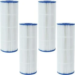 Pleatco Filtration PA81-PAK4-EC Pool Filter Cartridge Replacement For Unicel: C-7483-4, Filbur: FC-6425, OEM Part Numbers: CX580XREPAK4, 4 Pack -AquaTech Solutions pa81 pak4 ec main