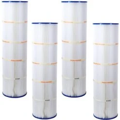 Pleatco Filtration PCC105-PAK4-EC Pool Filter Cartridge Replacement For Unicel: C-7471-4, Filbur: FC-6470, OEM Part Numbers: 817-0131, 178584, R173476, 4 Pack -AquaTech Solutions pcc105 pak4 ec main